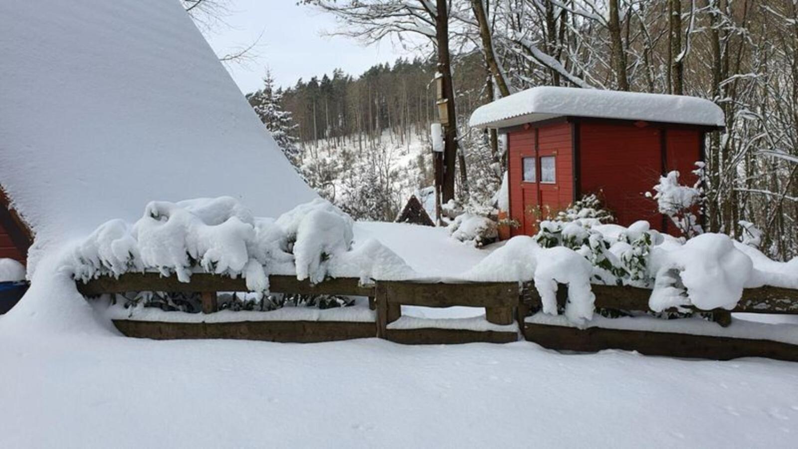 Ferienhaus Am Wald Ronshausen Exterior foto